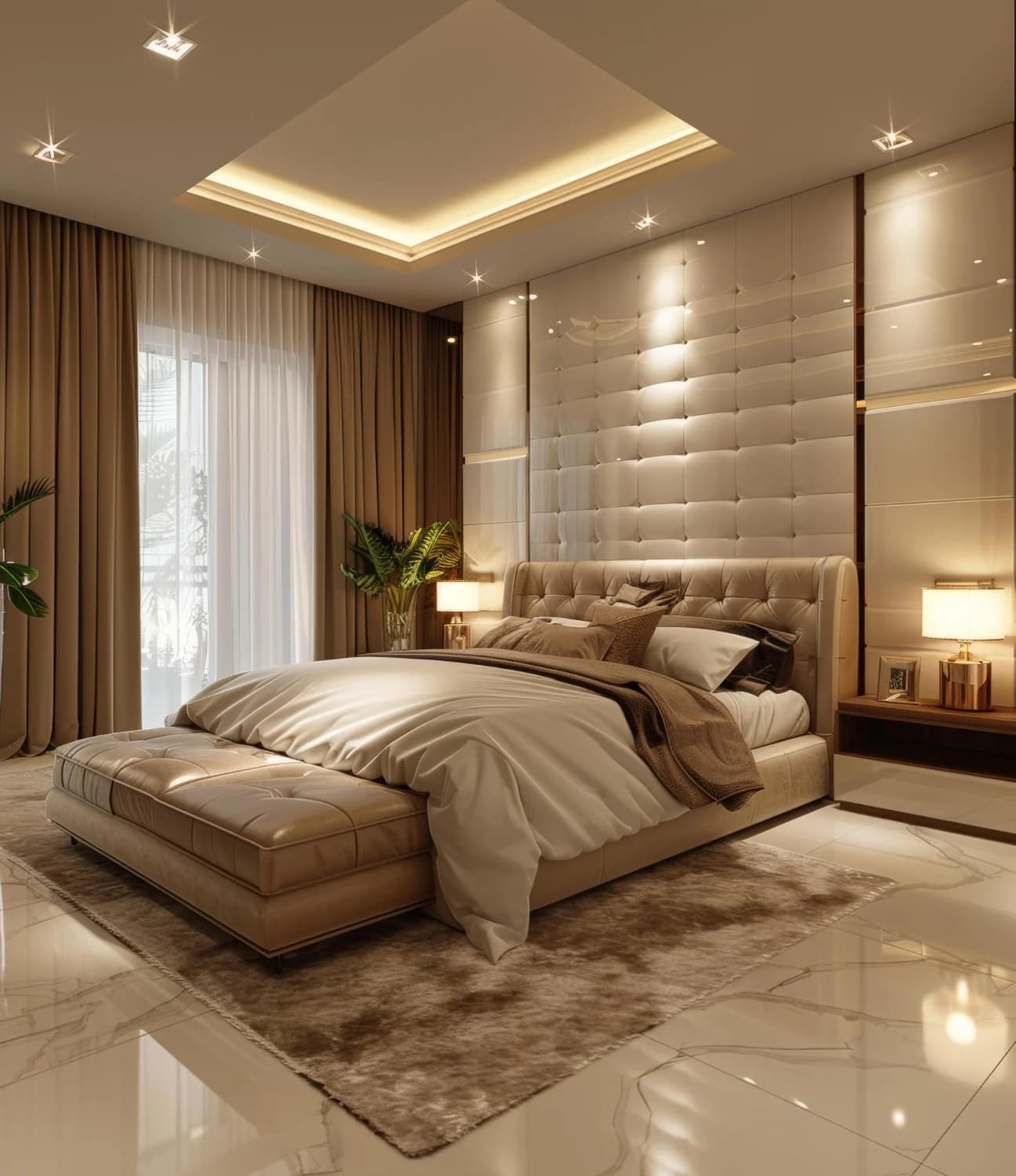 Luxury Bedroom Interior modular cabinetry showcase