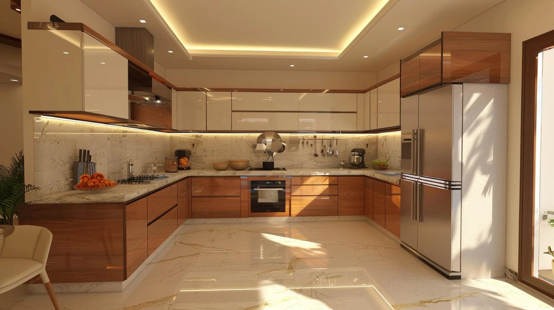 Modular Kitchen interior showcase